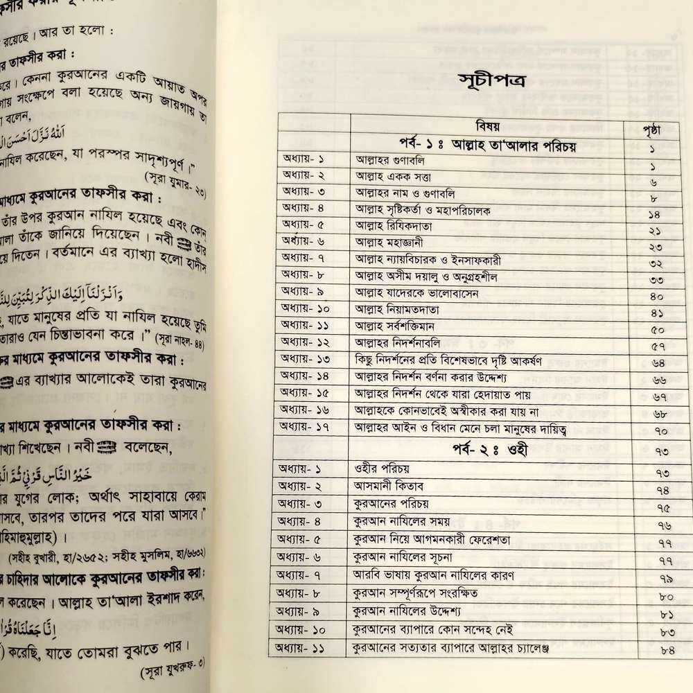 বিষয়ভিত্তিক তাফসীরুল কুরআন বিল কুরআন Bishoy Vittik Tafsirul Quran Bil Quran iman publication